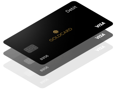 GOLDCARD Debit Card – VISA, 8956