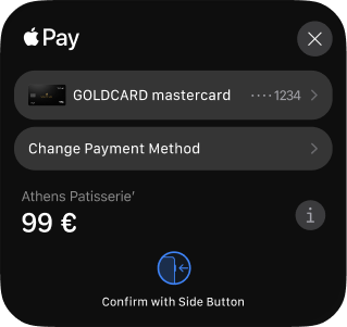 GOLDCARD Apple Pay – GOLDCARD mastercard 1234